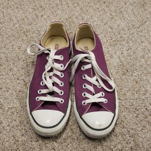 Purple Low Top Converse
